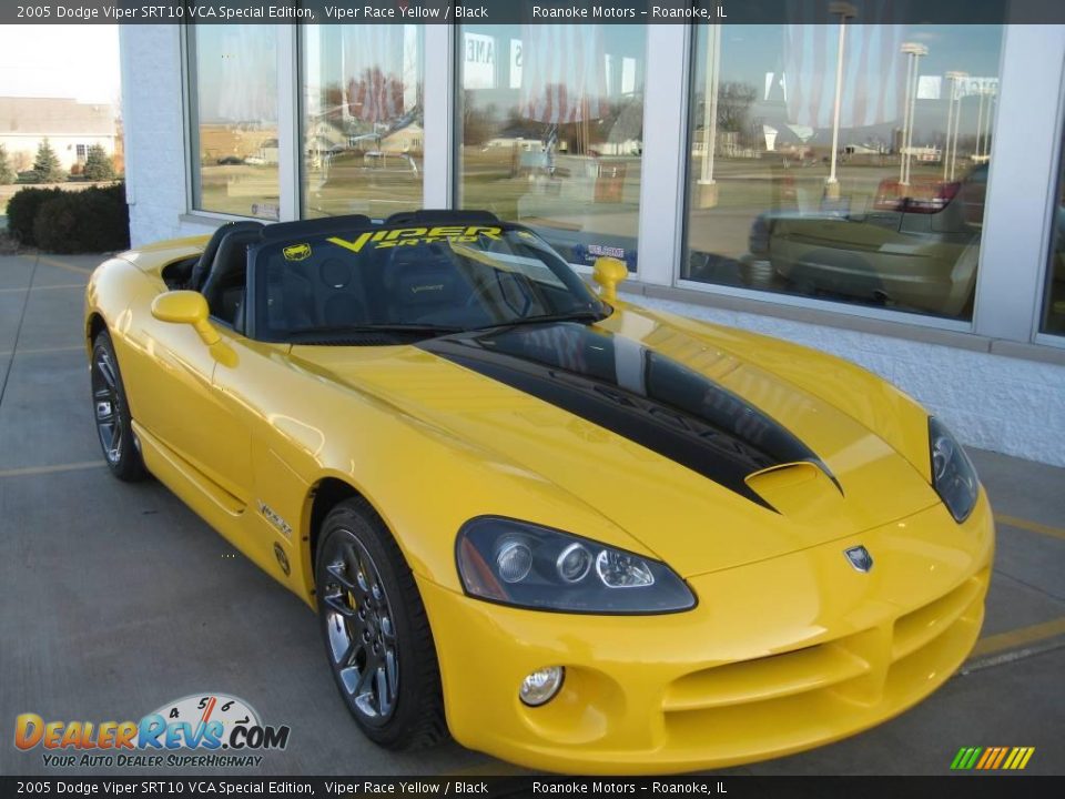 2005 Dodge Viper SRT10 VCA Special Edition Viper Race Yellow / Black Photo #3