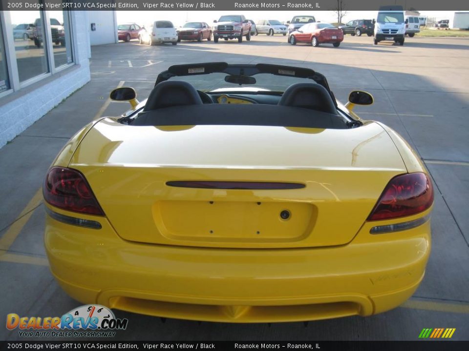 2005 Dodge Viper SRT10 VCA Special Edition Viper Race Yellow / Black Photo #4