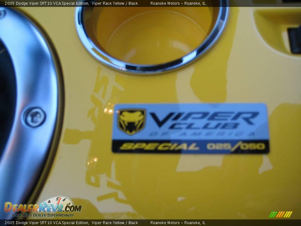 2005 Dodge Viper SRT10 VCA Special Edition Viper Race Yellow / Black Photo #7