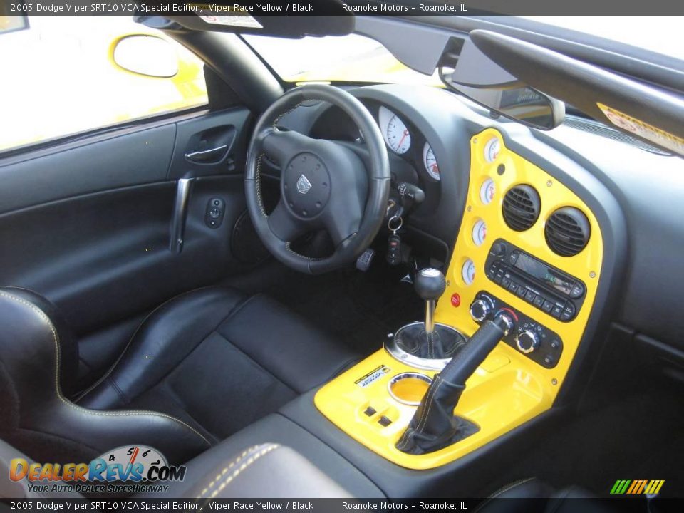 2005 Dodge Viper SRT10 VCA Special Edition Viper Race Yellow / Black Photo #9