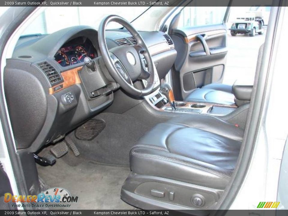 2009 Saturn Outlook XR Quicksilver / Black Photo #10