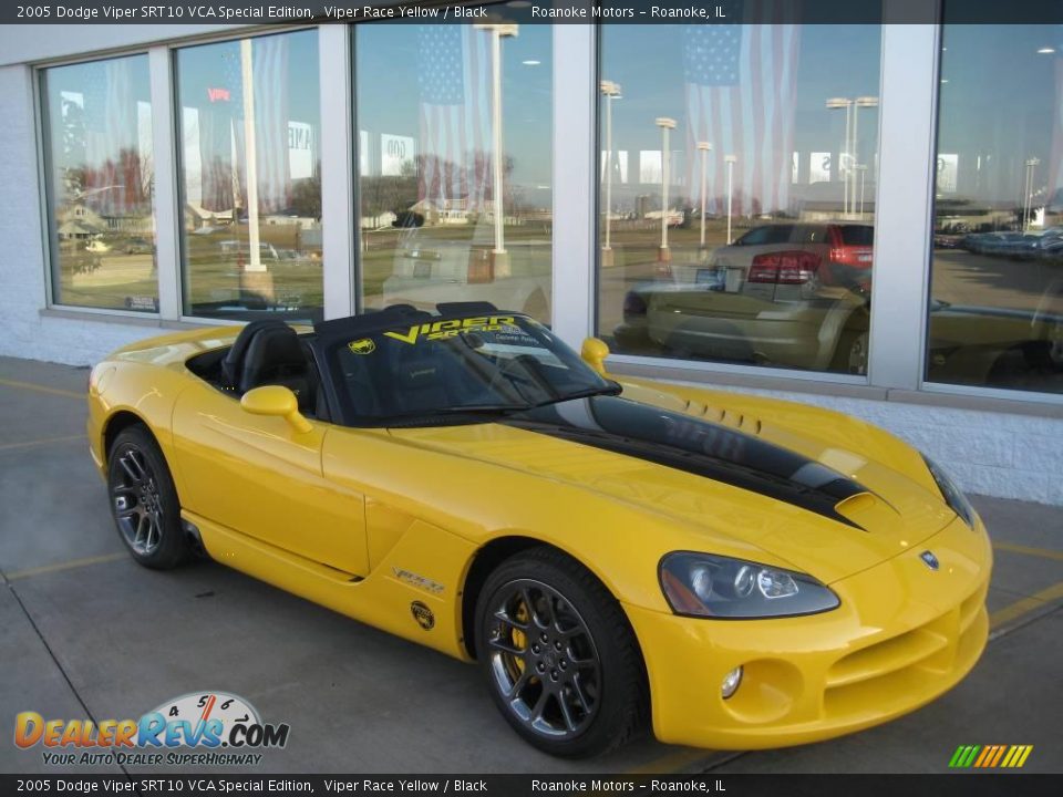 2005 Dodge Viper SRT10 VCA Special Edition Viper Race Yellow / Black Photo #12