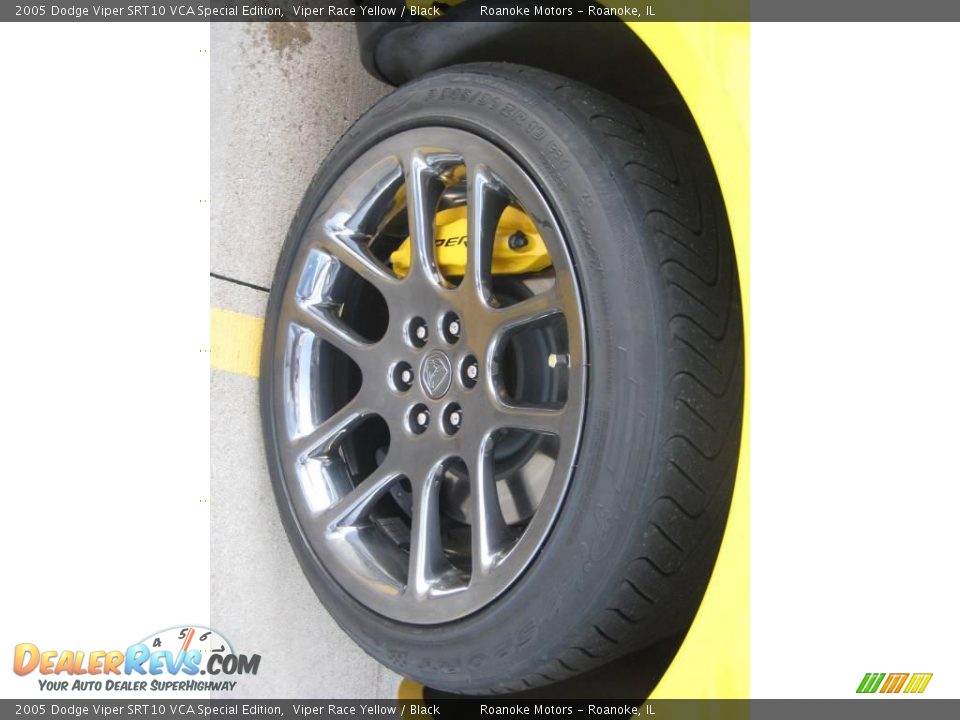 2005 Dodge Viper SRT10 VCA Special Edition Viper Race Yellow / Black Photo #25