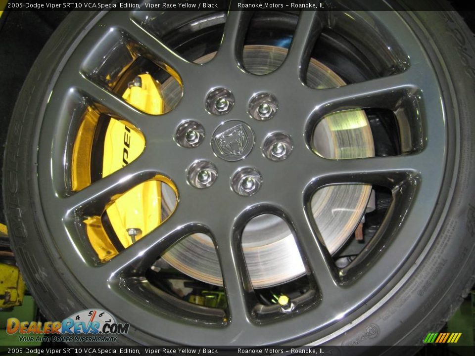 2005 Dodge Viper SRT10 VCA Special Edition Viper Race Yellow / Black Photo #27