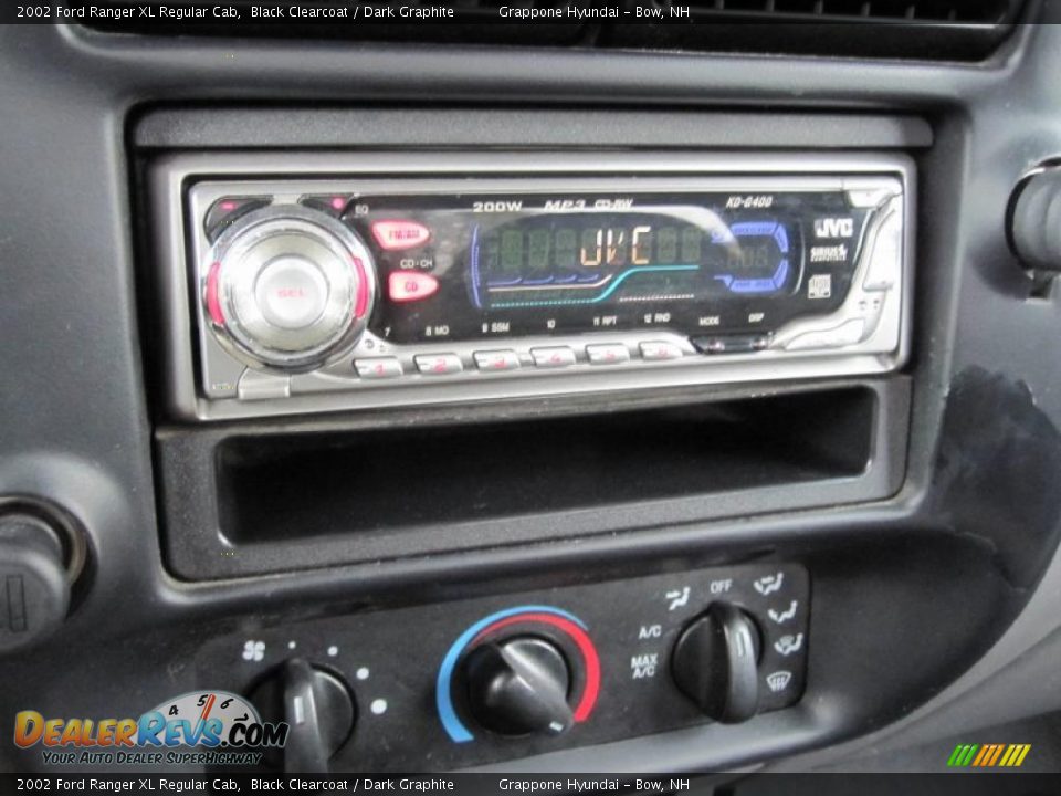 2002 Ford Ranger XL Regular Cab Black Clearcoat / Dark Graphite Photo #6