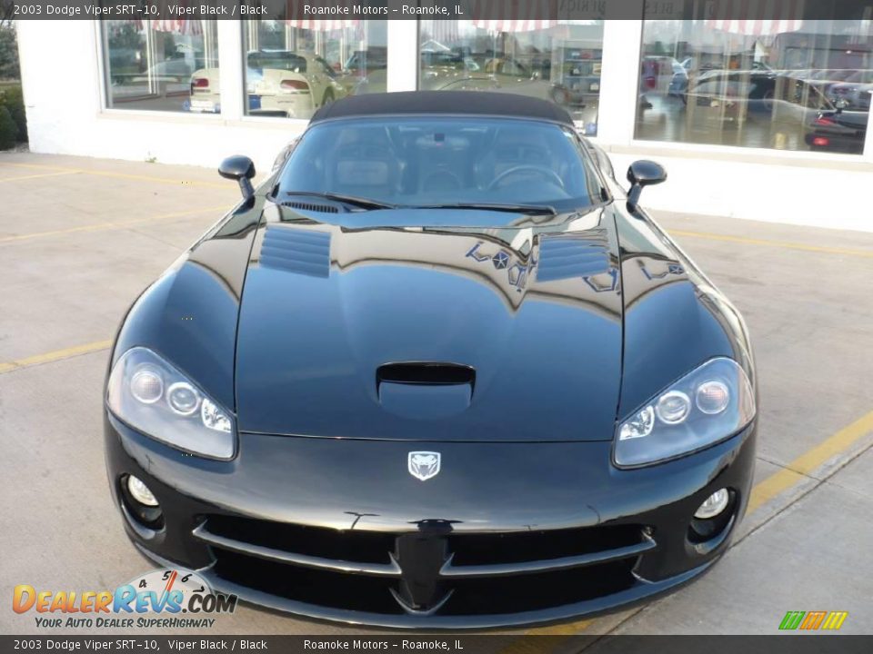 2003 Dodge Viper SRT-10 Viper Black / Black Photo #3