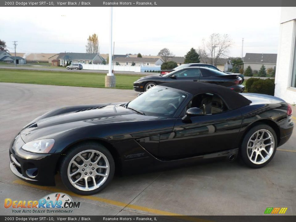 2003 Dodge Viper SRT-10 Viper Black / Black Photo #5