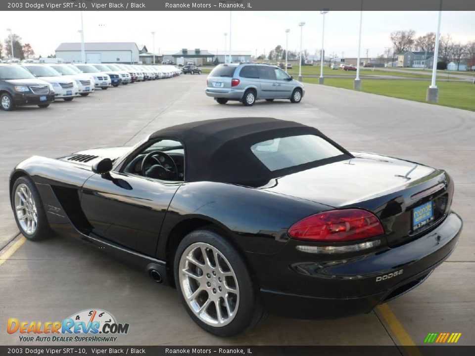 2003 Dodge Viper SRT-10 Viper Black / Black Photo #8