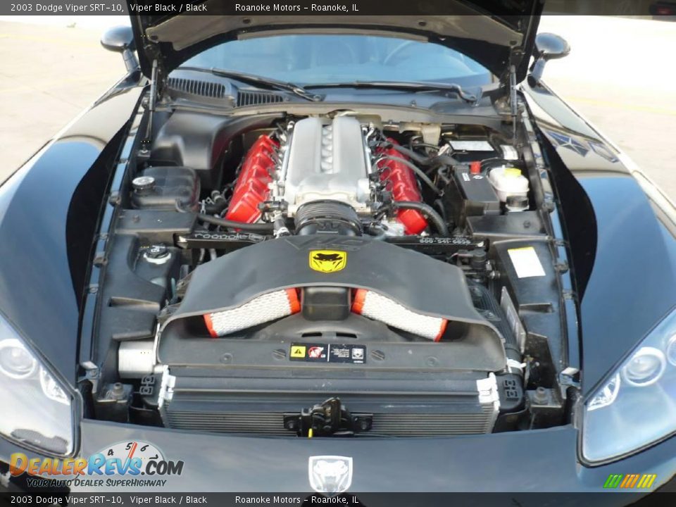 2003 Dodge Viper SRT-10 Viper Black / Black Photo #12