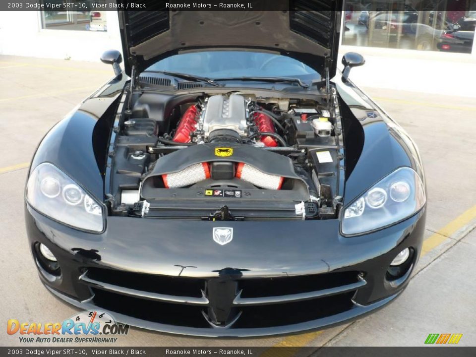 2003 Dodge Viper SRT-10 Viper Black / Black Photo #13