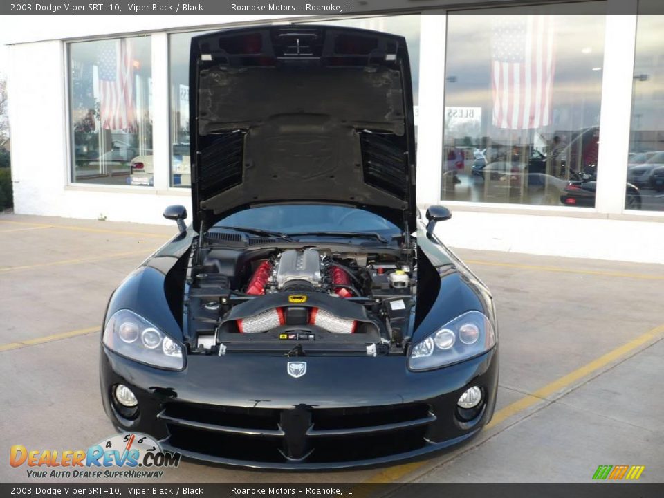 2003 Dodge Viper SRT-10 Viper Black / Black Photo #14