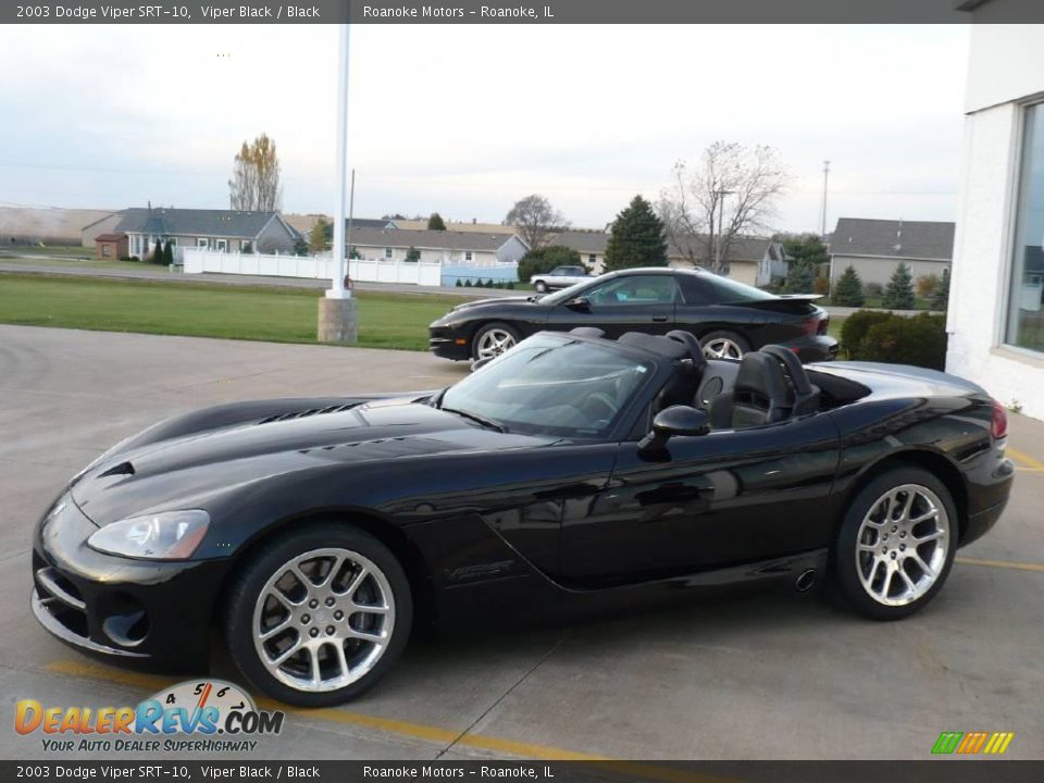 2003 Dodge Viper SRT-10 Viper Black / Black Photo #19