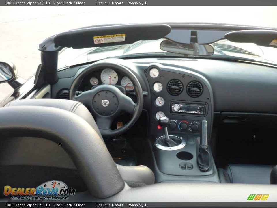 2003 Dodge Viper SRT-10 Viper Black / Black Photo #22