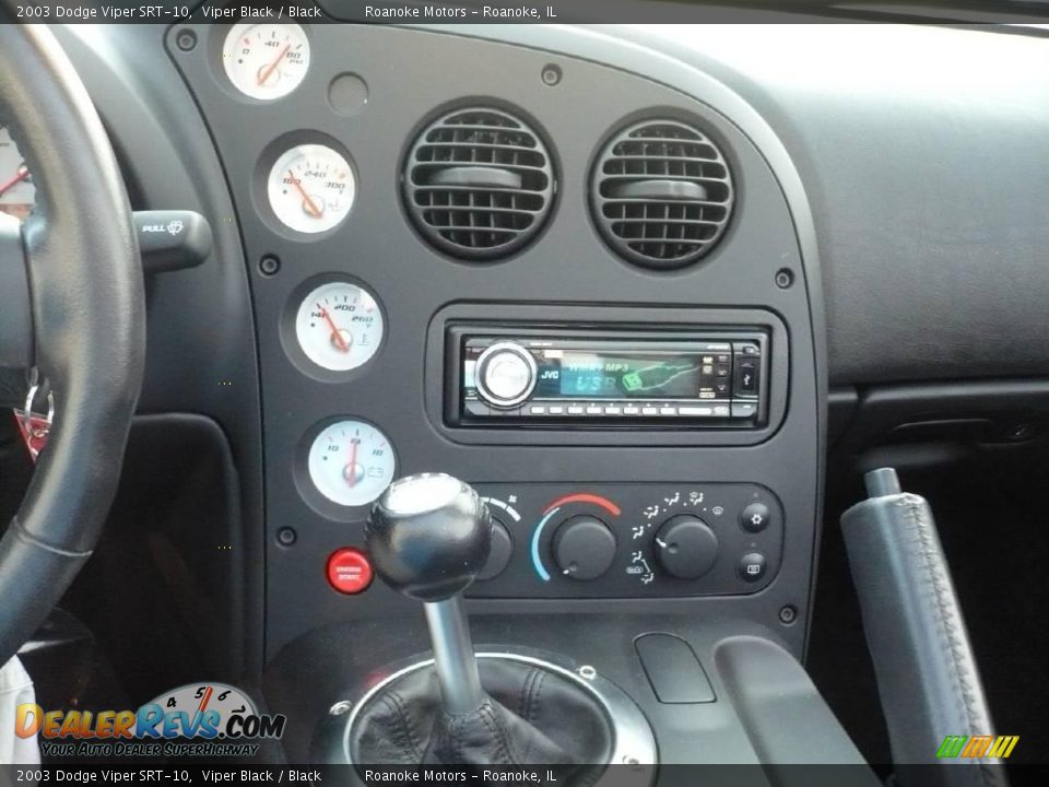 2003 Dodge Viper SRT-10 Viper Black / Black Photo #24
