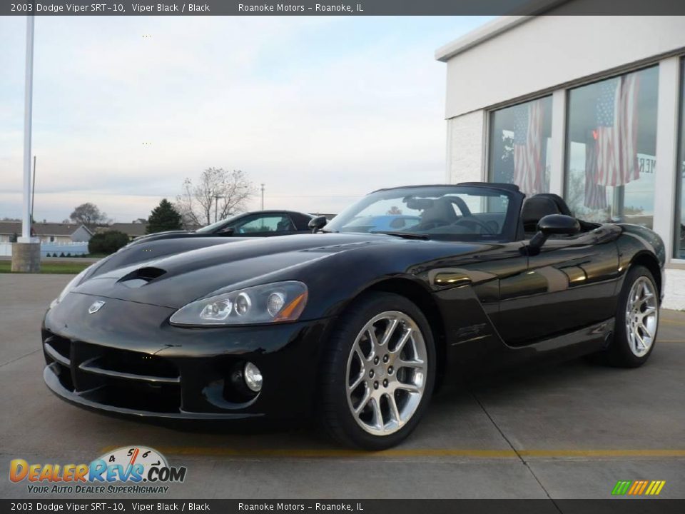 2003 Dodge Viper SRT-10 Viper Black / Black Photo #29