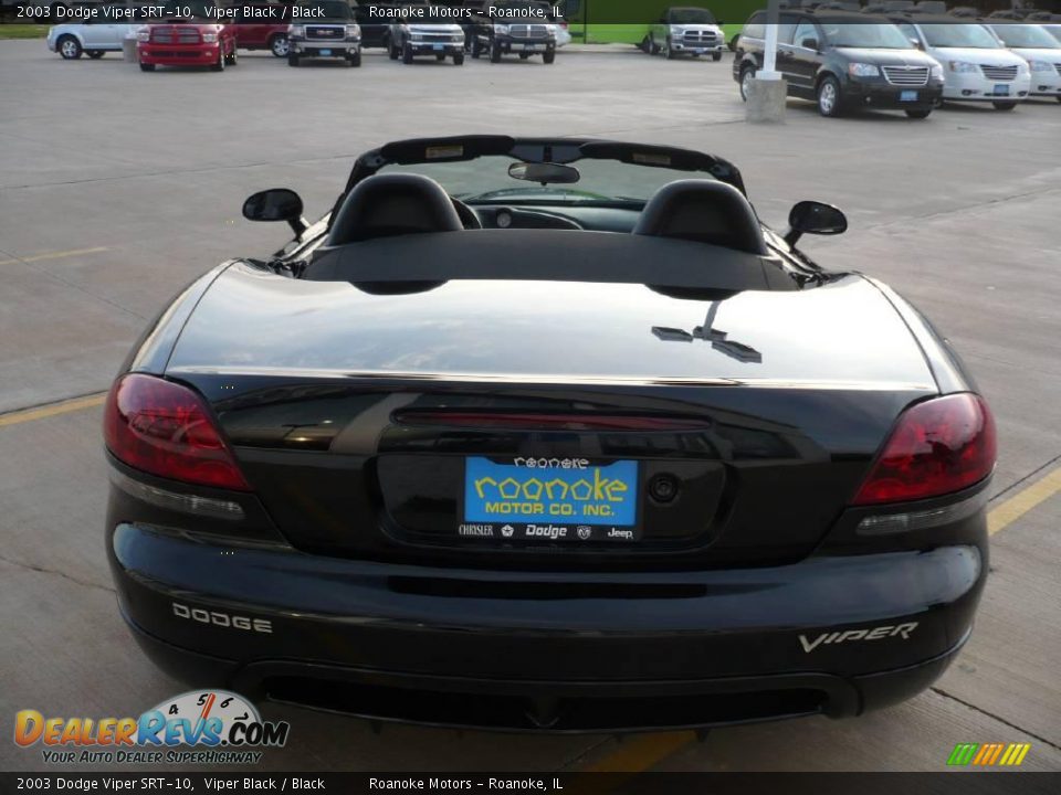 2003 Dodge Viper SRT-10 Viper Black / Black Photo #32