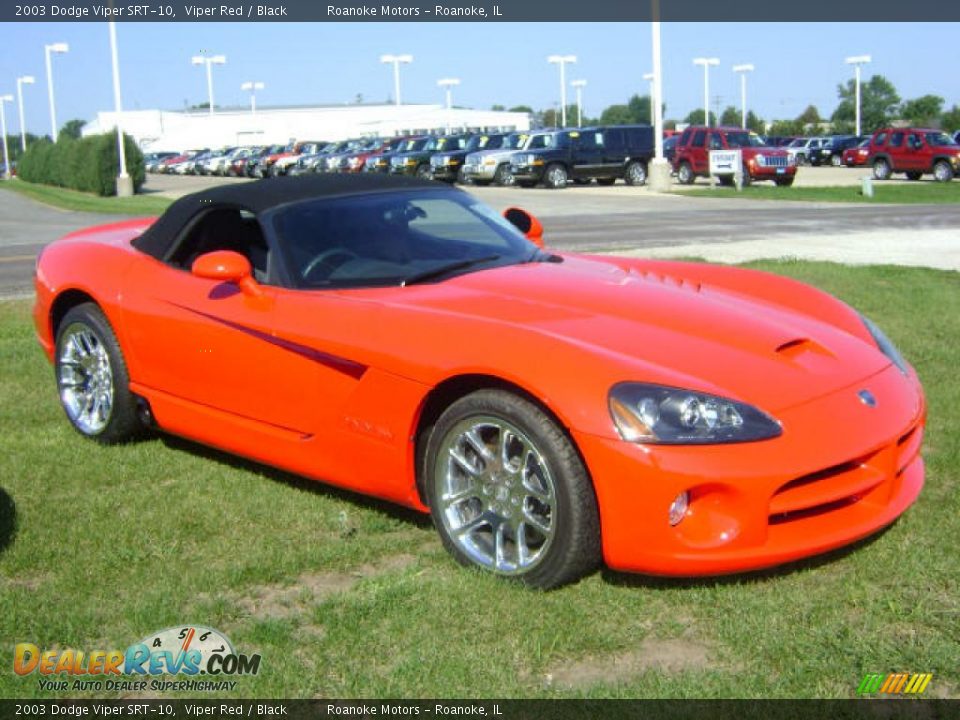 2003 Dodge Viper SRT-10 Viper Red / Black Photo #6