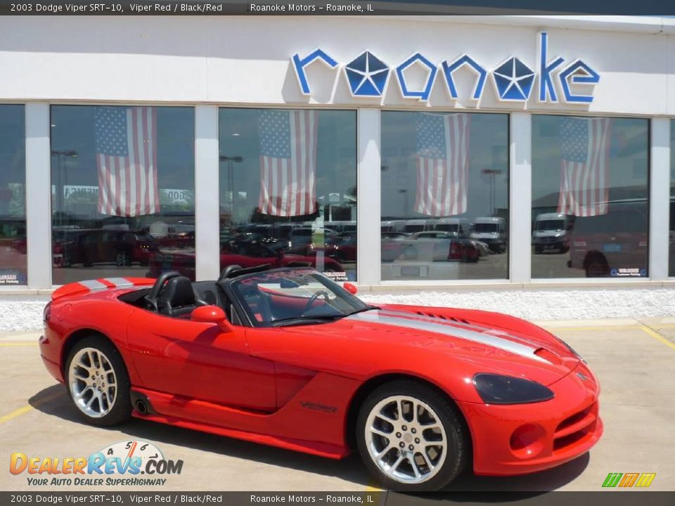 2003 Dodge Viper SRT-10 Viper Red / Black/Red Photo #1