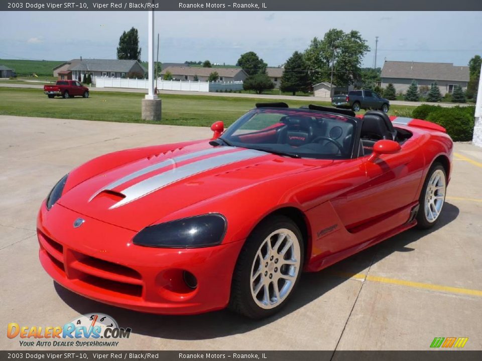 2003 Dodge Viper SRT-10 Viper Red / Black/Red Photo #3