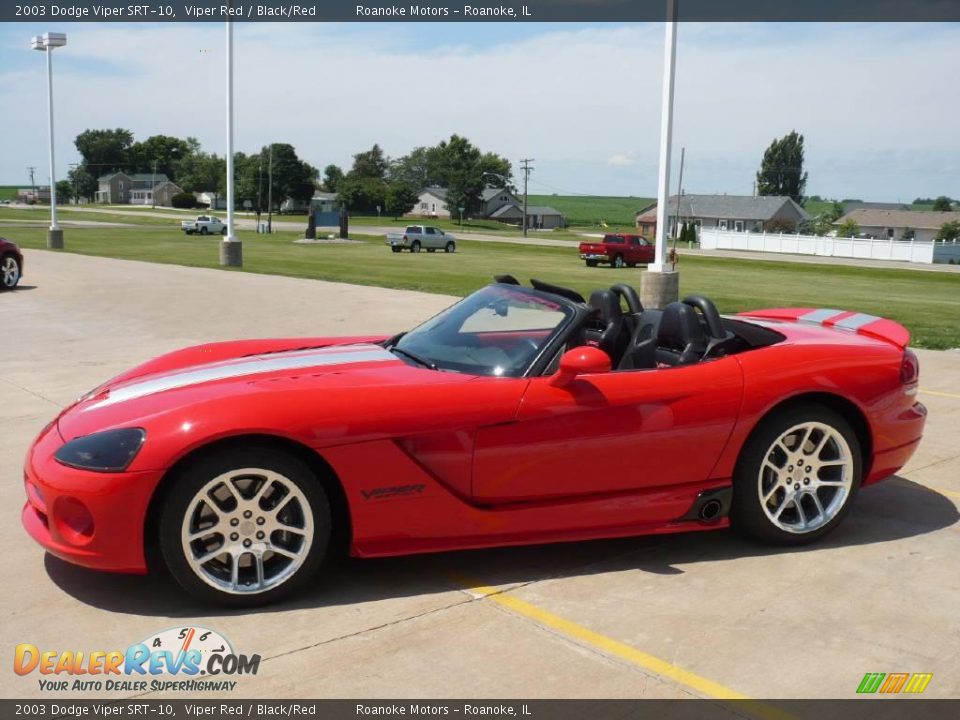 2003 Dodge Viper SRT-10 Viper Red / Black/Red Photo #4