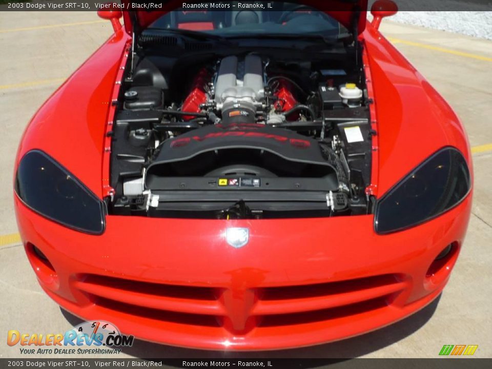 2003 Dodge Viper SRT-10 Viper Red / Black/Red Photo #6