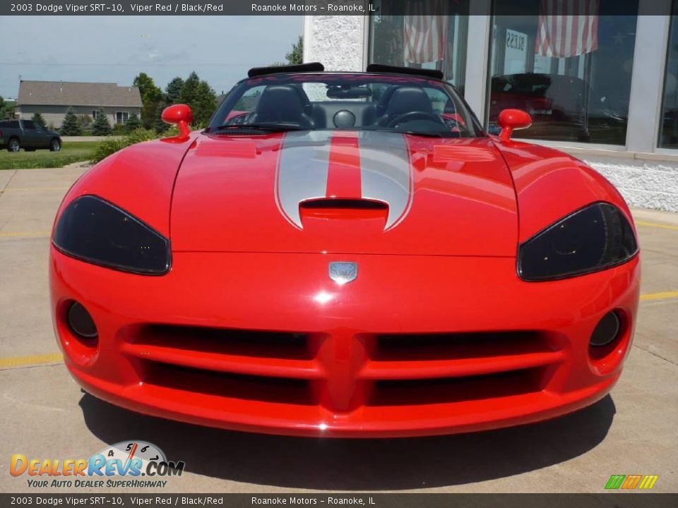 2003 Dodge Viper SRT-10 Viper Red / Black/Red Photo #7