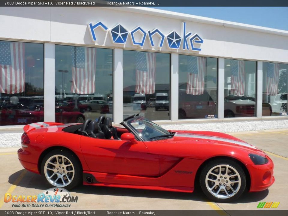 2003 Dodge Viper SRT-10 Viper Red / Black/Red Photo #10