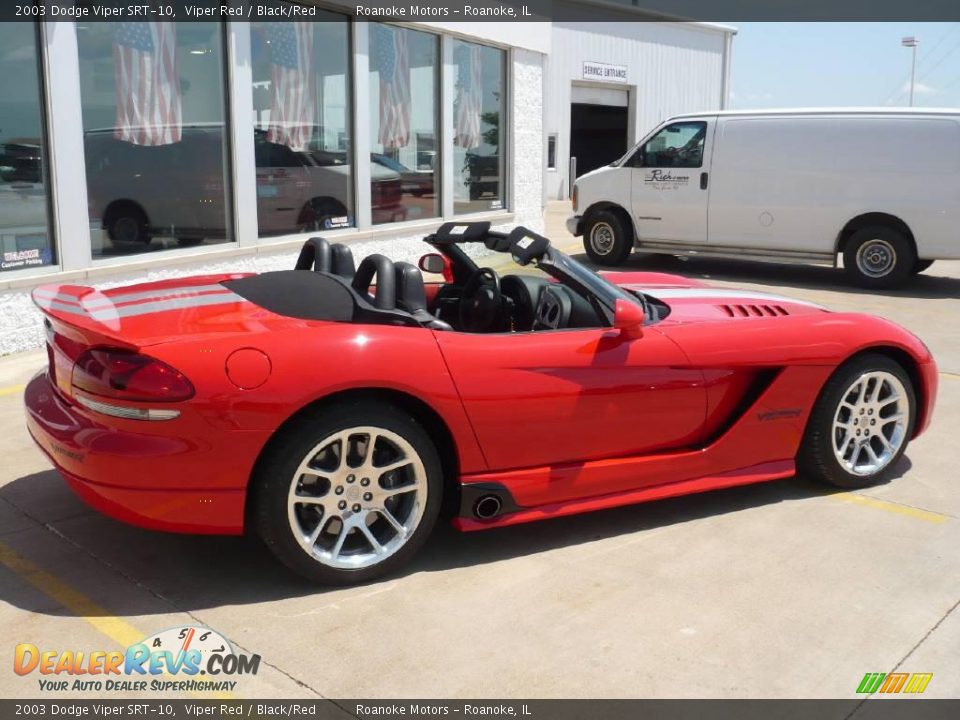 2003 Dodge Viper SRT-10 Viper Red / Black/Red Photo #11