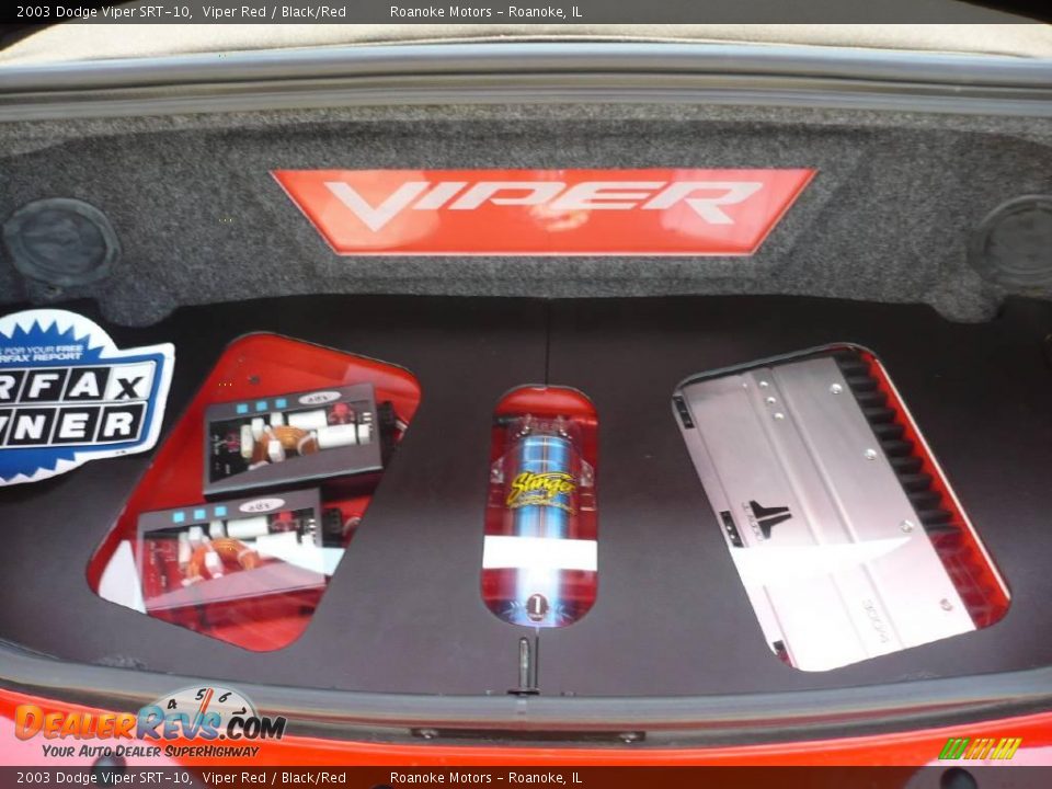 2003 Dodge Viper SRT-10 Viper Red / Black/Red Photo #16
