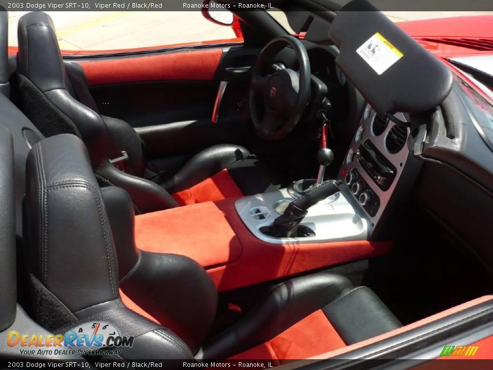 2003 Dodge Viper SRT-10 Viper Red / Black/Red Photo #18