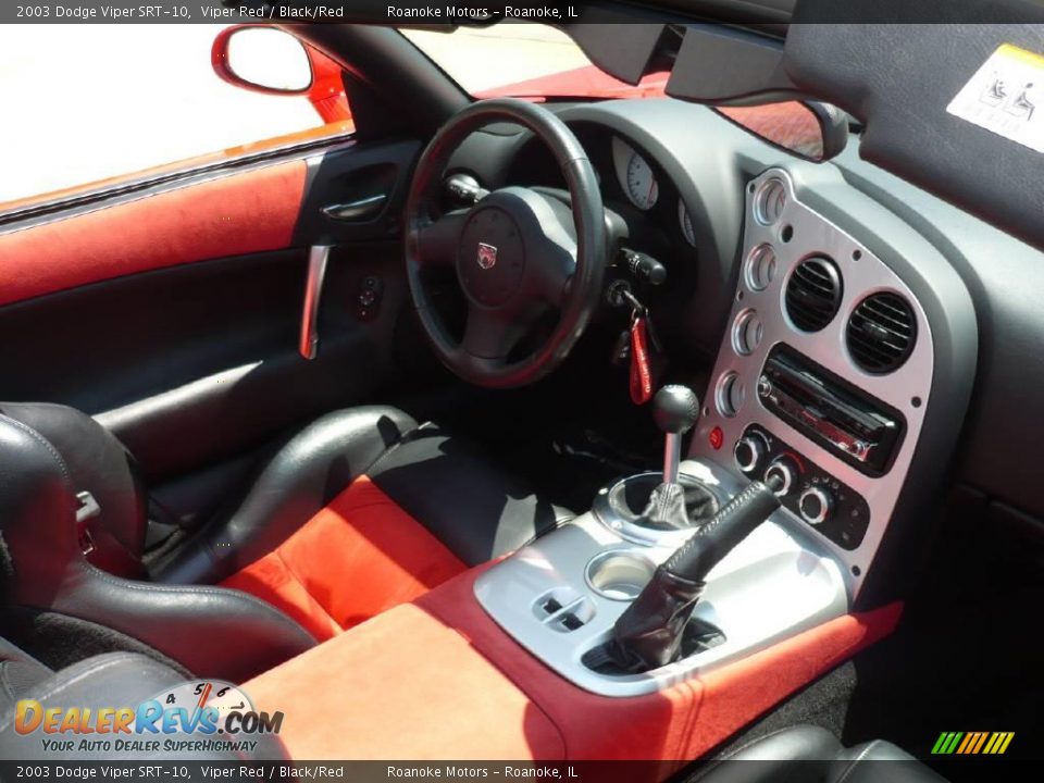 2003 Dodge Viper SRT-10 Viper Red / Black/Red Photo #19
