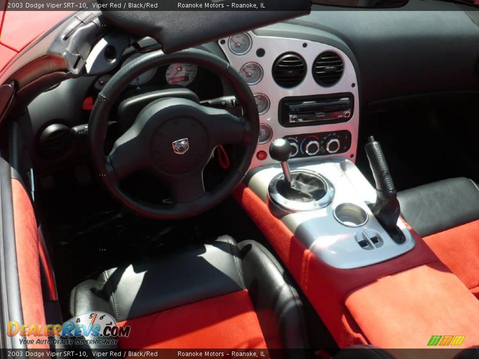 2003 Dodge Viper SRT-10 Viper Red / Black/Red Photo #21