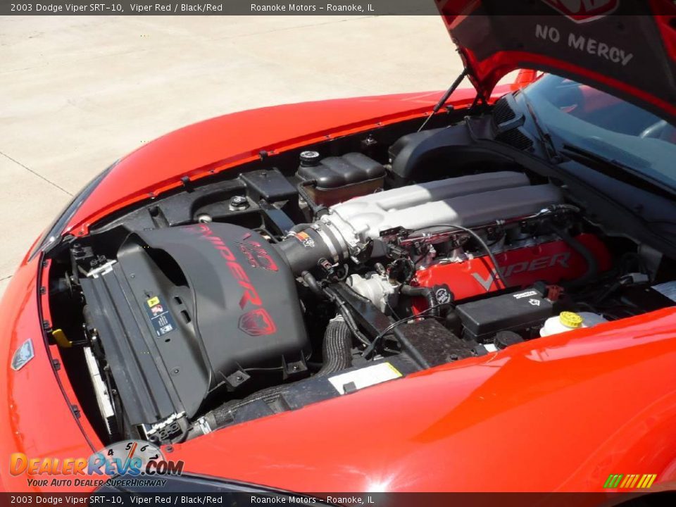 2003 Dodge Viper SRT-10 Viper Red / Black/Red Photo #23