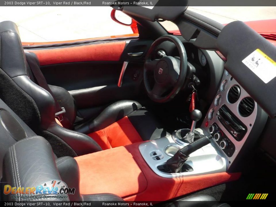 2003 Dodge Viper SRT-10 Viper Red / Black/Red Photo #24