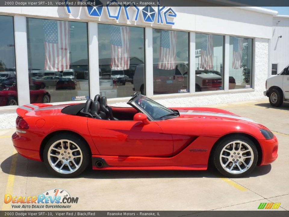 2003 Dodge Viper SRT-10 Viper Red / Black/Red Photo #25