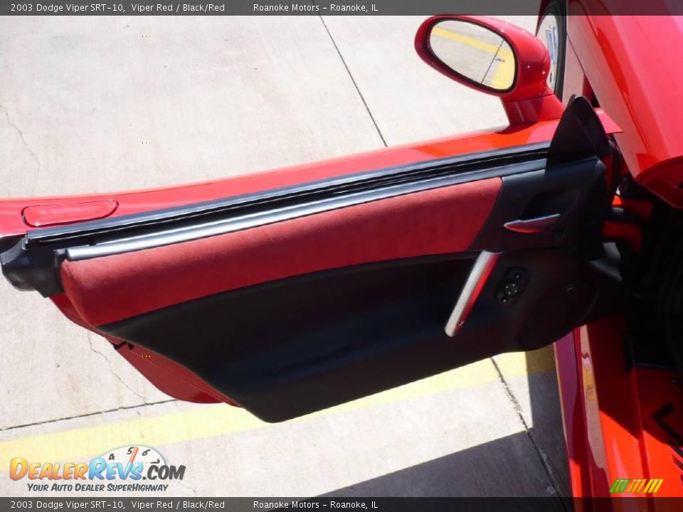 2003 Dodge Viper SRT-10 Viper Red / Black/Red Photo #26