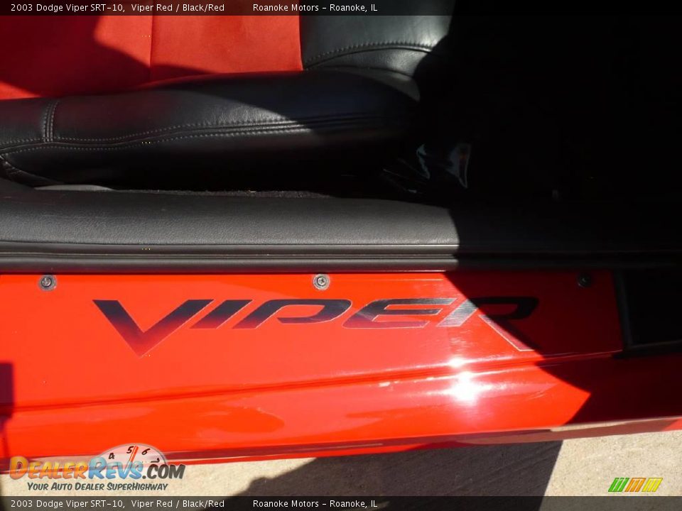 2003 Dodge Viper SRT-10 Viper Red / Black/Red Photo #27