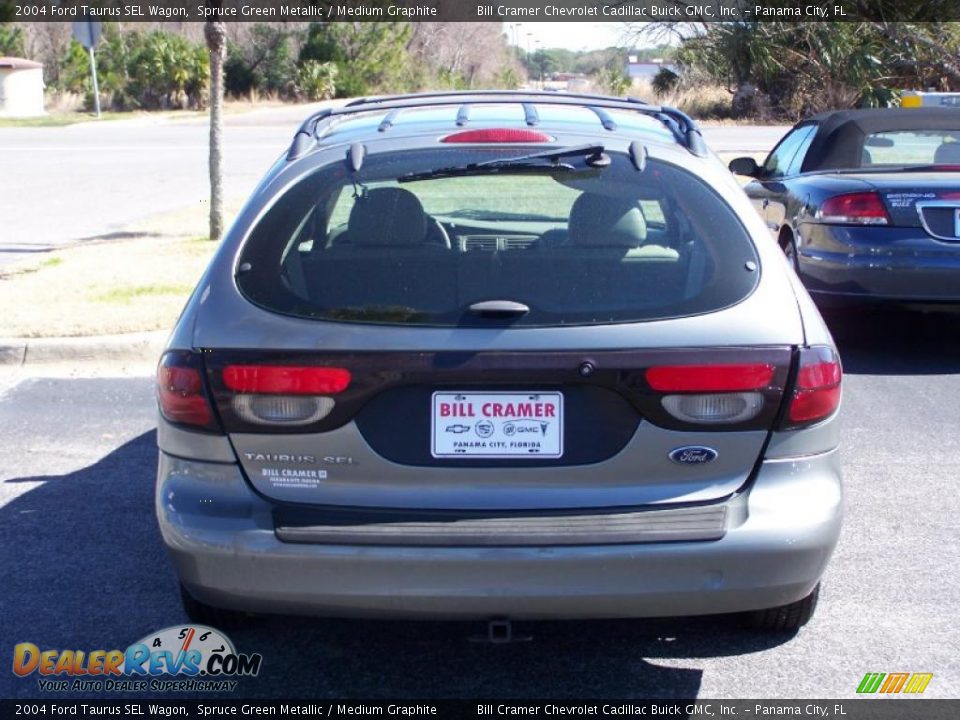 2004 Ford Taurus SEL Wagon Spruce Green Metallic / Medium Graphite Photo #1