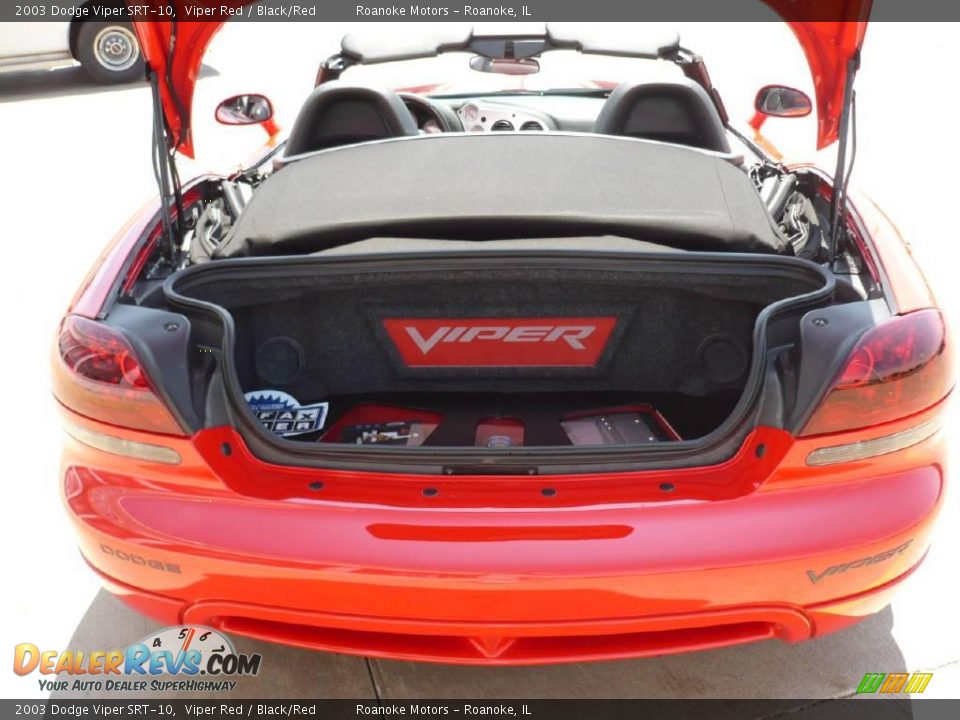 2003 Dodge Viper SRT-10 Viper Red / Black/Red Photo #32