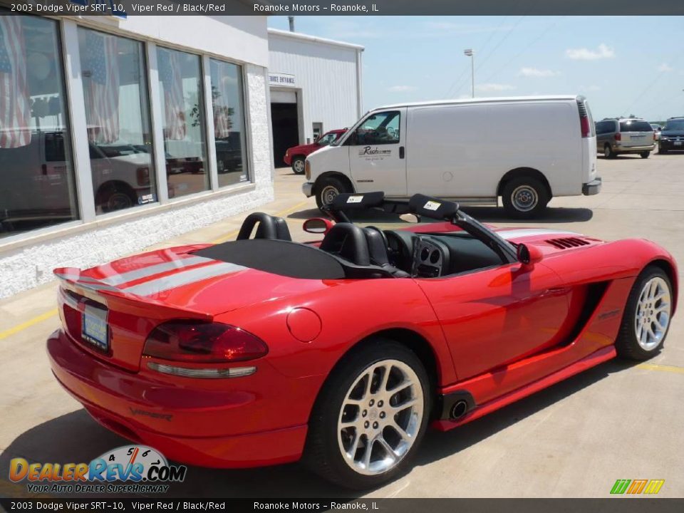 2003 Dodge Viper SRT-10 Viper Red / Black/Red Photo #33