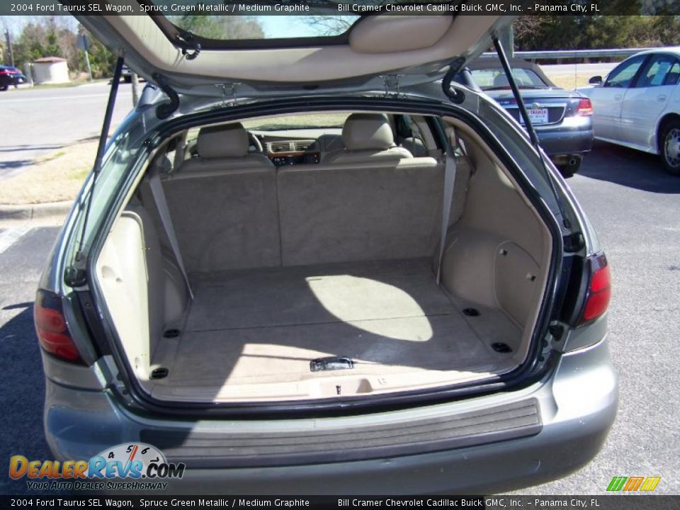 2004 Ford Taurus SEL Wagon Spruce Green Metallic / Medium Graphite Photo #7