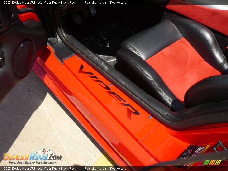 2003 Dodge Viper SRT-10 Viper Red / Black/Red Photo #34