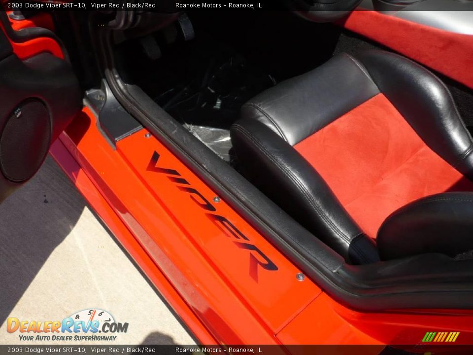 2003 Dodge Viper SRT-10 Viper Red / Black/Red Photo #35