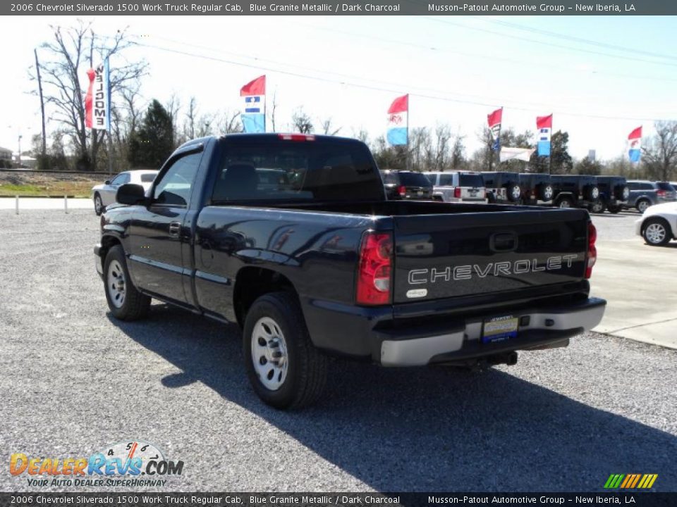 2006 Chevrolet Silverado 1500 Work Truck Regular Cab Blue Granite Metallic / Dark Charcoal Photo #3