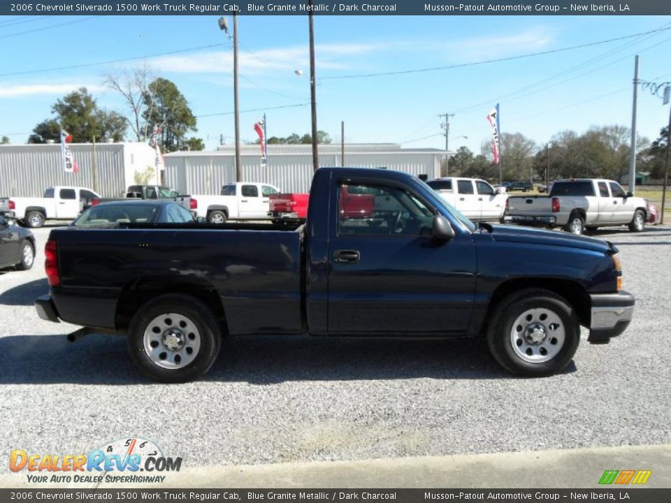 2006 Chevrolet Silverado 1500 Work Truck Regular Cab Blue Granite Metallic / Dark Charcoal Photo #6