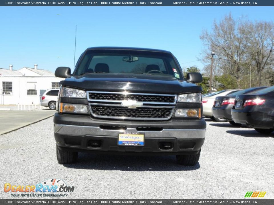 2006 Chevrolet Silverado 1500 Work Truck Regular Cab Blue Granite Metallic / Dark Charcoal Photo #8