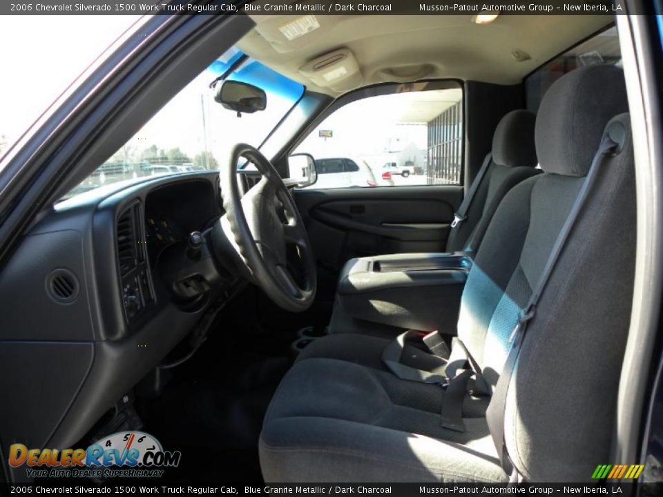 2006 Chevrolet Silverado 1500 Work Truck Regular Cab Blue Granite Metallic / Dark Charcoal Photo #9