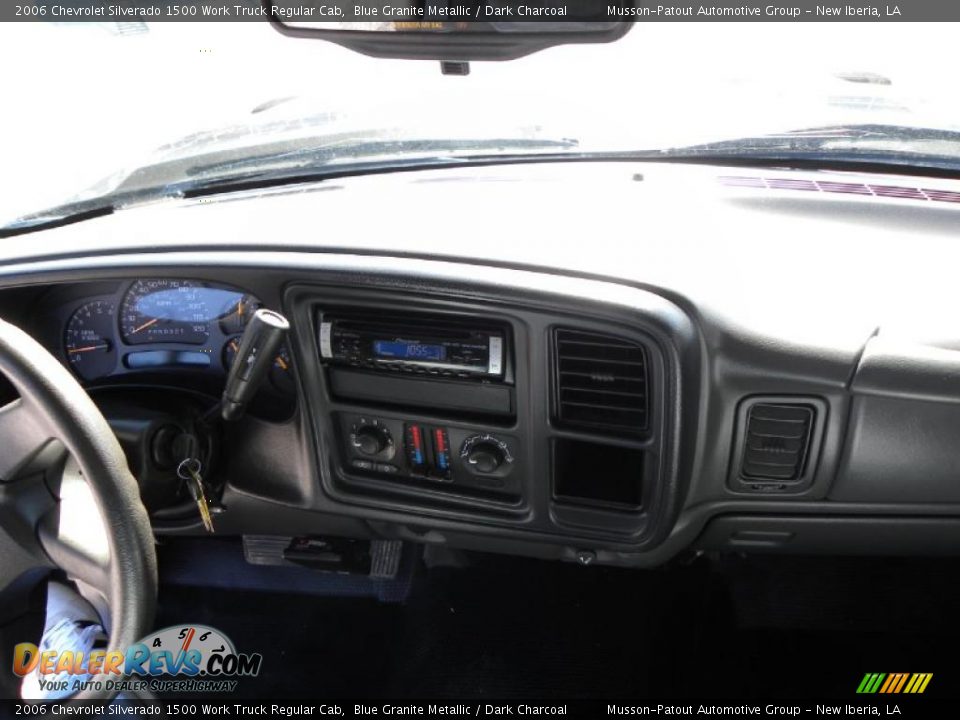 2006 Chevrolet Silverado 1500 Work Truck Regular Cab Blue Granite Metallic / Dark Charcoal Photo #11