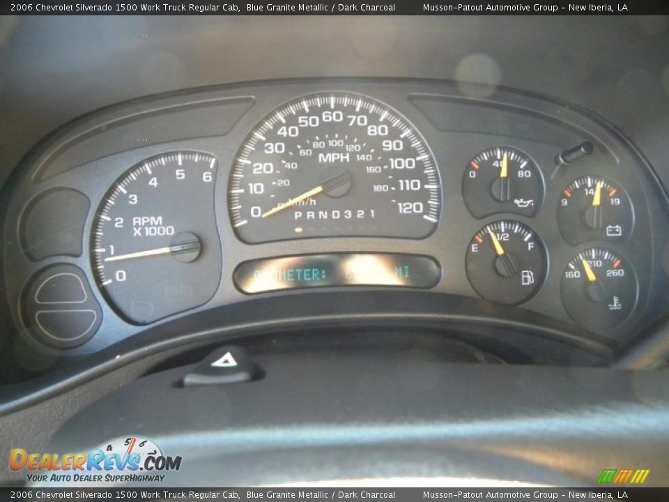2006 Chevrolet Silverado 1500 Work Truck Regular Cab Blue Granite Metallic / Dark Charcoal Photo #12