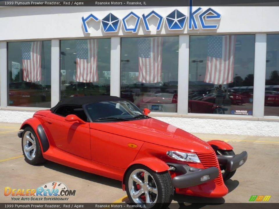 1999 Plymouth Prowler Roadster Red / Agate Photo #1